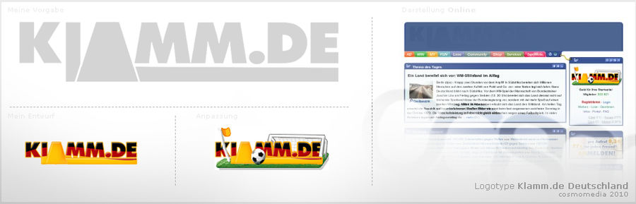 Klamm EM Logoanpassung