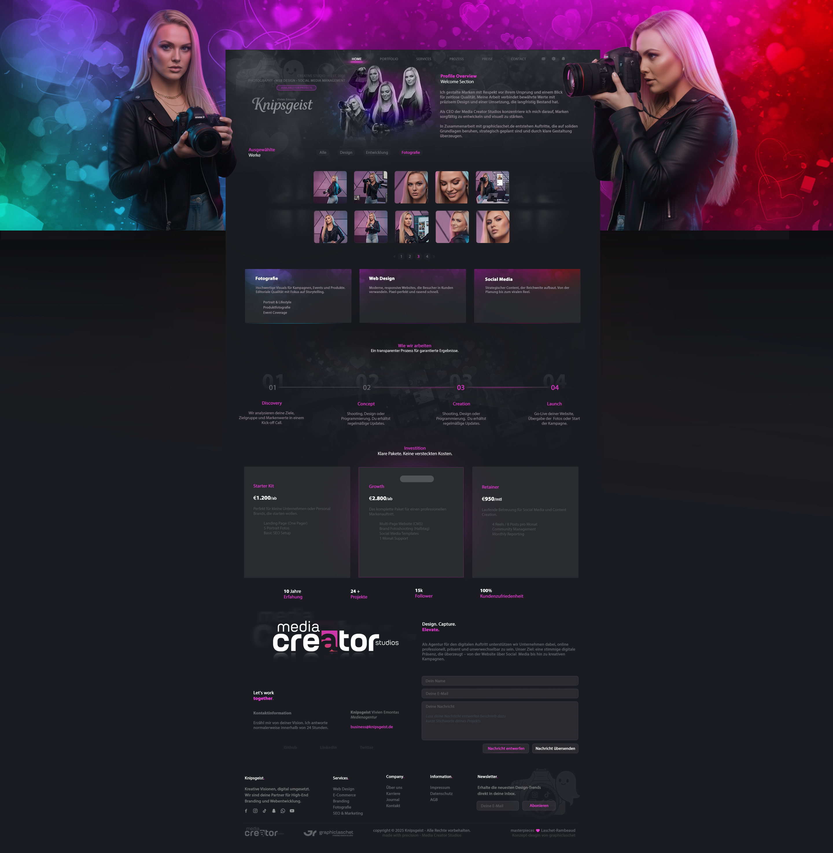 Webdesgin Preview Knipsgeist